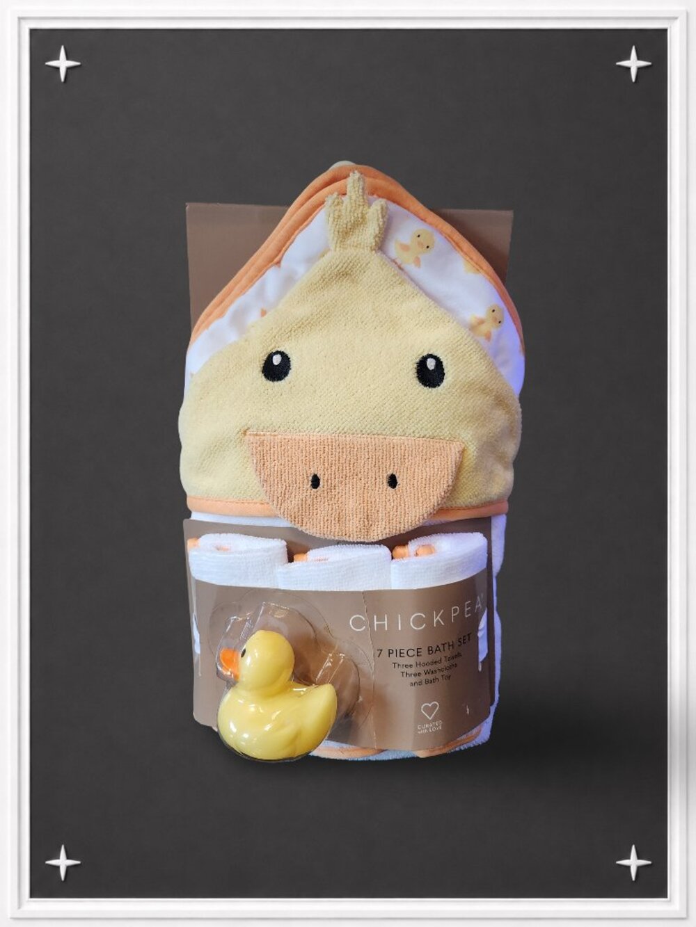 7-Piece Duck Theme Baby Bath Set | NWT